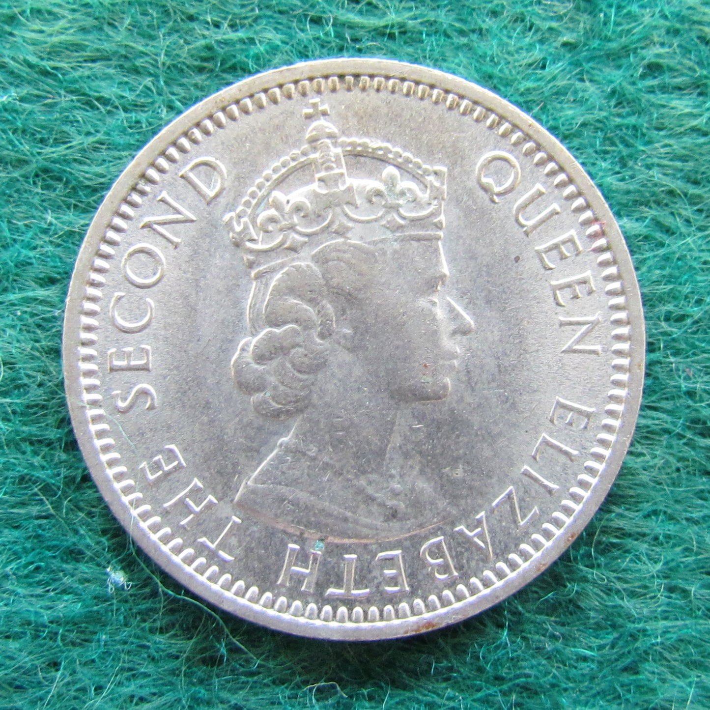 Malaya & British Borneo 1957 Ten Cent Queen Elizabeth II Coin - Circulated