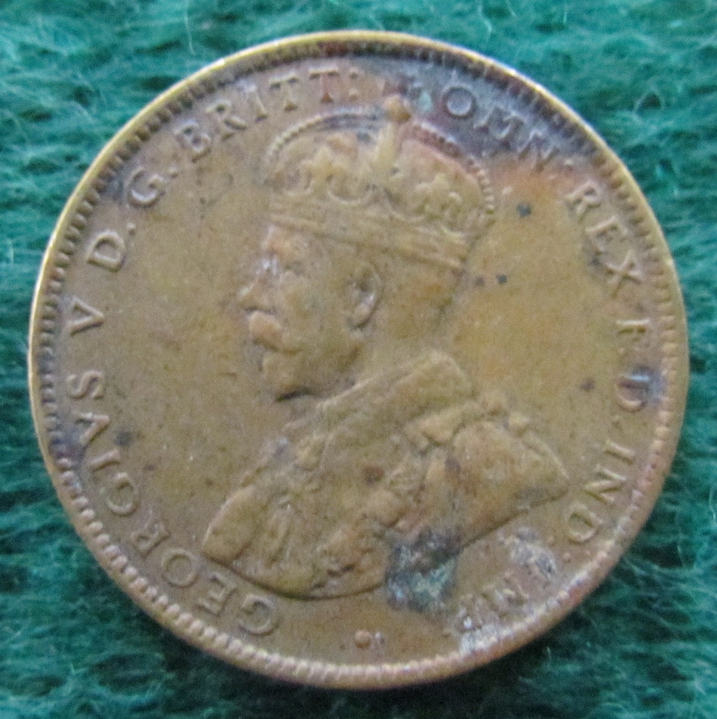 British West Africa 1920 1 Shilling King George V Coin - Circulated