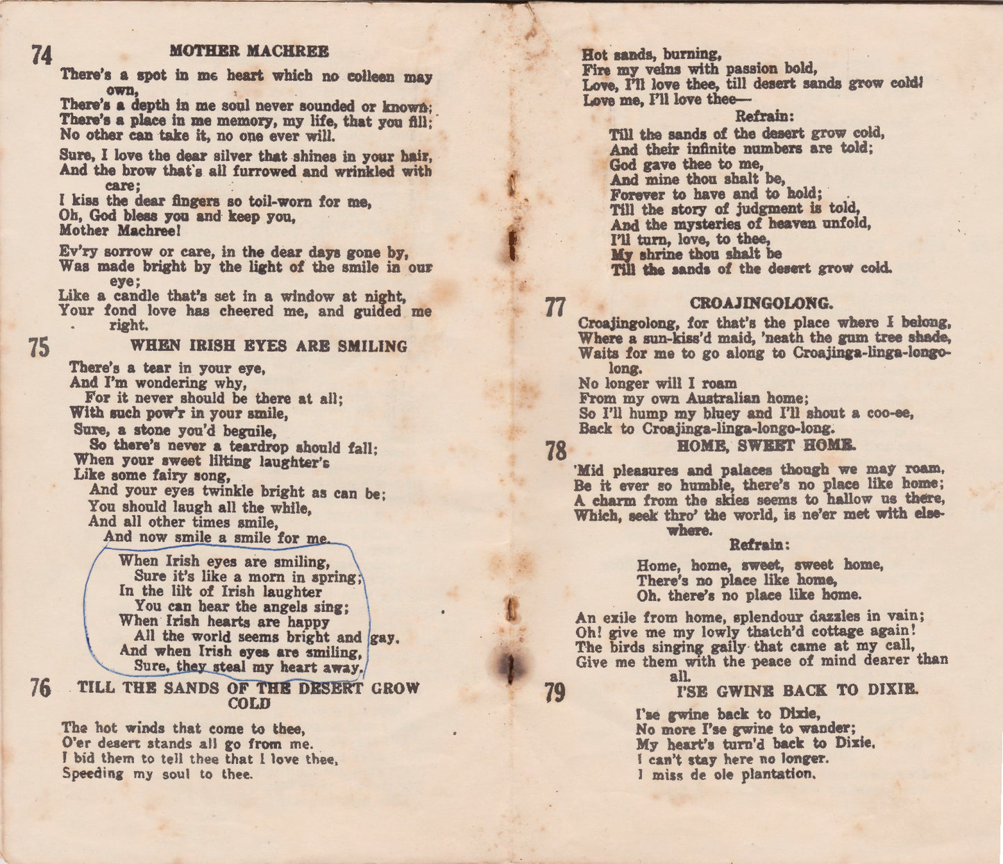 Allan's Broadcast Community Songs