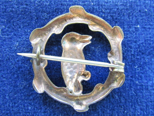 Gilt Kookaburra Brooch