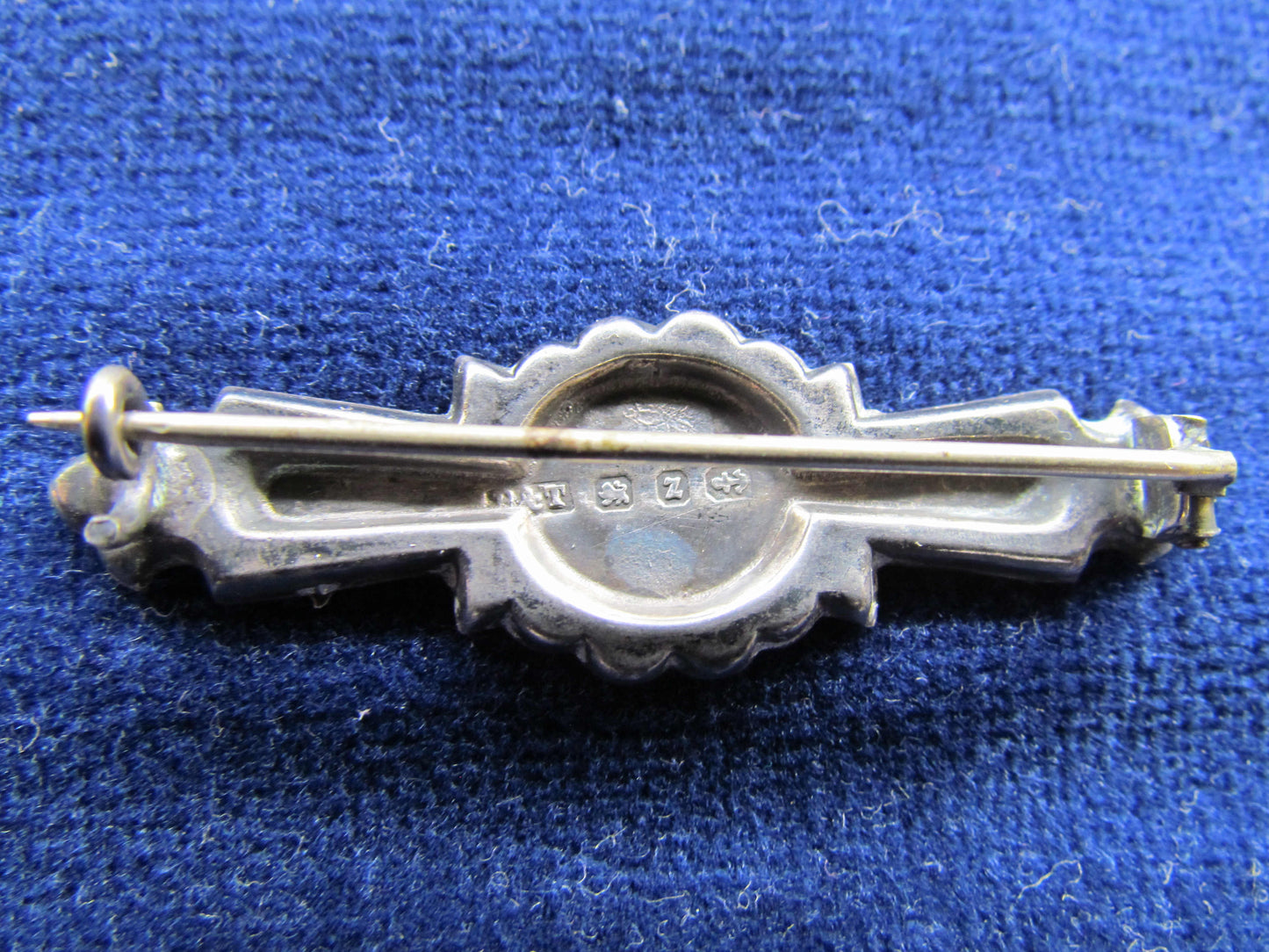Silver Brooch Depicting A Shamrock (Clover) Hallmarked Birmingham 1899