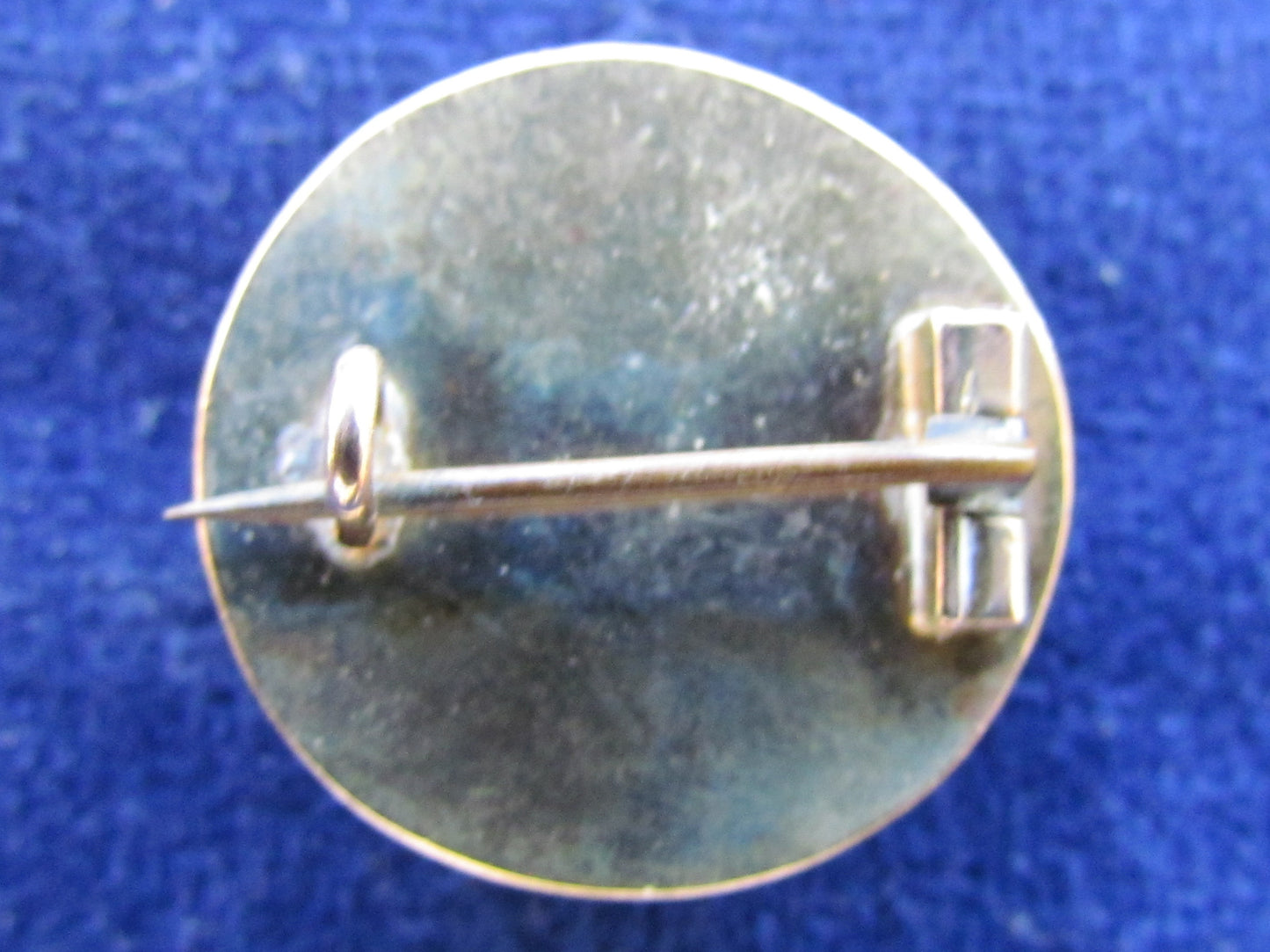 Unmarked Gold Brooch Set With An Ivory Carved Rose Hand Coloured