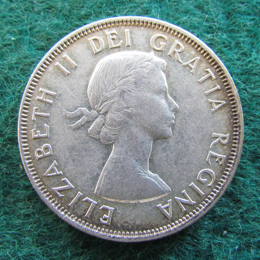 Canada 1954 50 Cent Queen Elizabeth II Coin