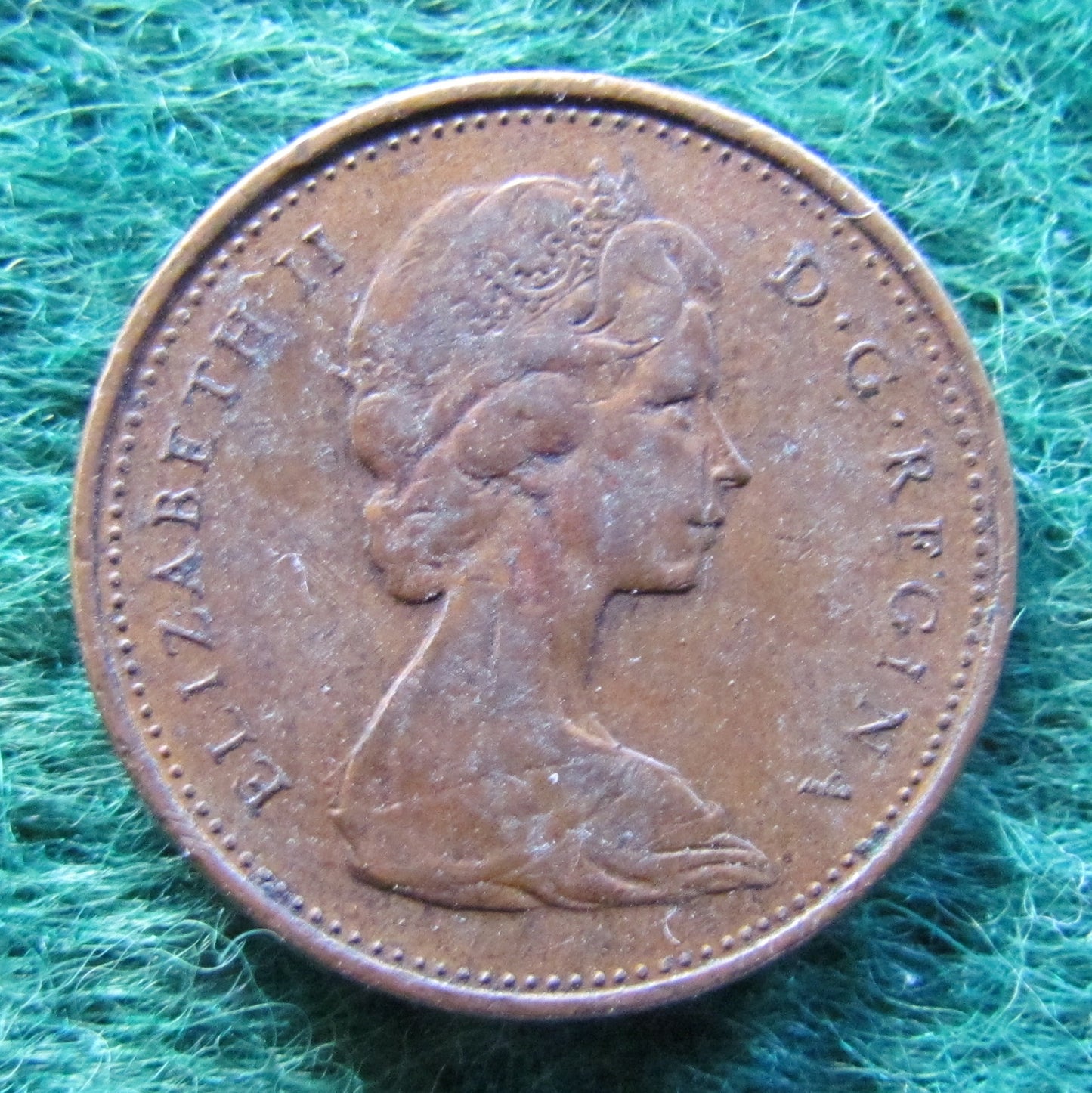 Canada 1970 1 Cent Queen Elizabeth II Coin - Circulated