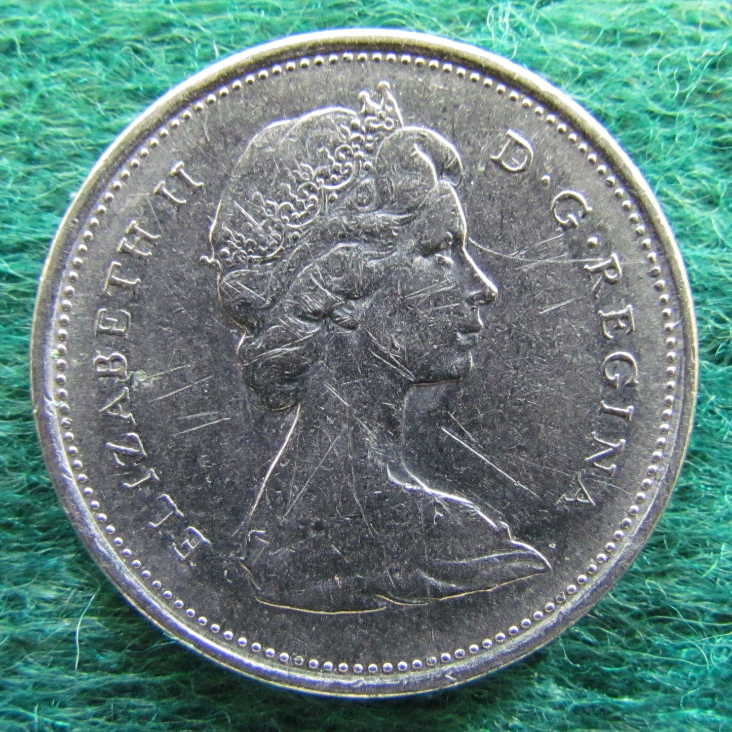 Canada 1971 25 Cent Queen Elizabeth II Coin - Circulated