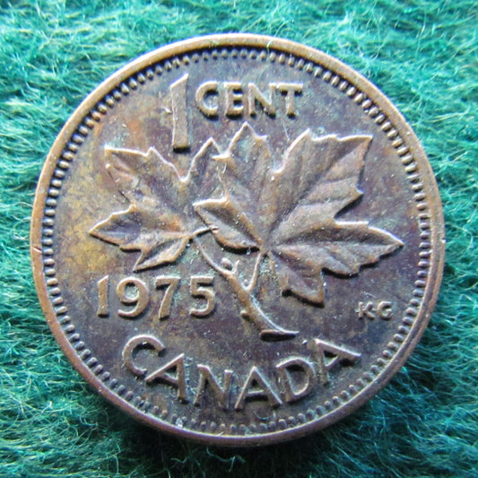 Canada 1975 1 Cent Queen Elizabeth II Coin - Circulated
