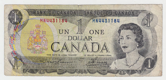 Canada 1973 1 Dollar Banknote Queen Elizabeth II MN Series - Circulated