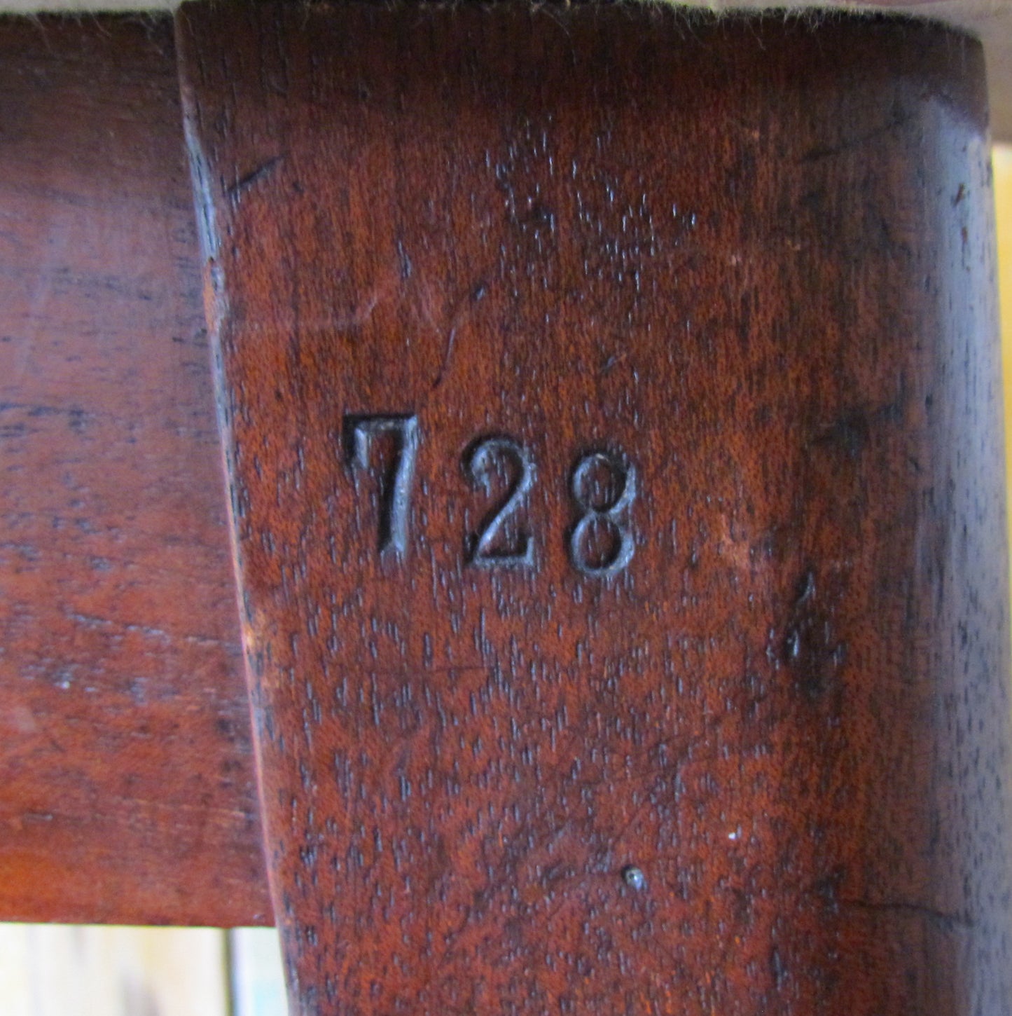 Australian Cedar Oval Top Tall Stool Ex Sydney Town Hall Impressed MC of S c1900