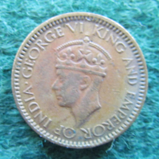 Ceylon 1943 25 Cents Coin