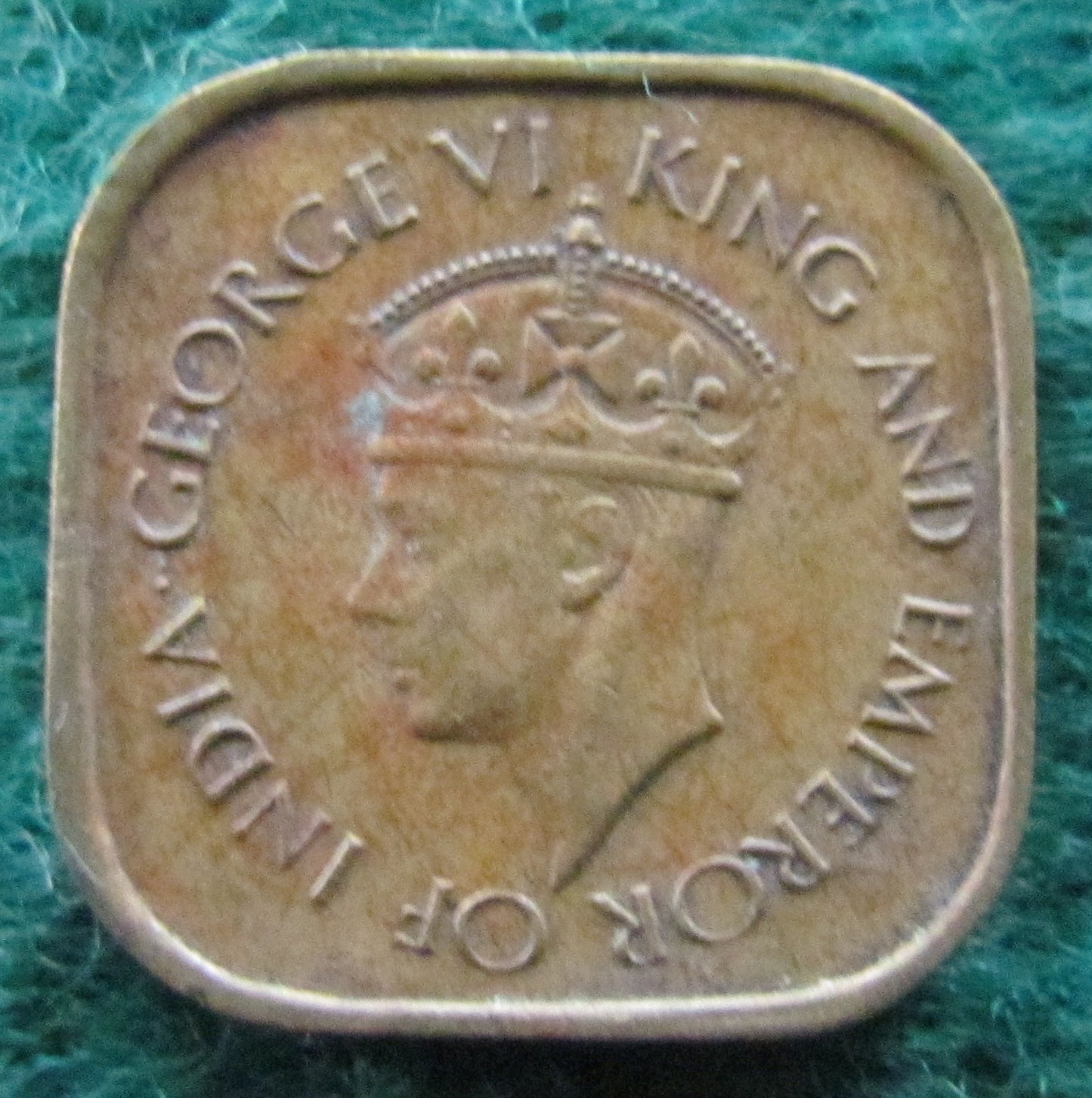 Ceylon 1944 5 Cent Coin - Circulated