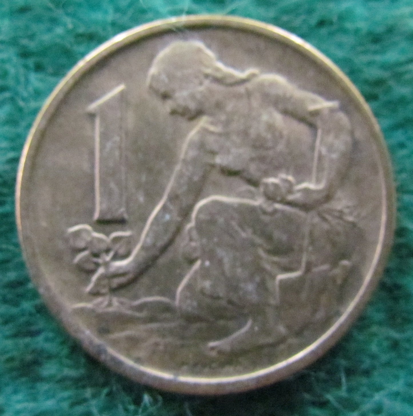 Ceska Czech Republic 1962 1 Koruna Coin - Circulated