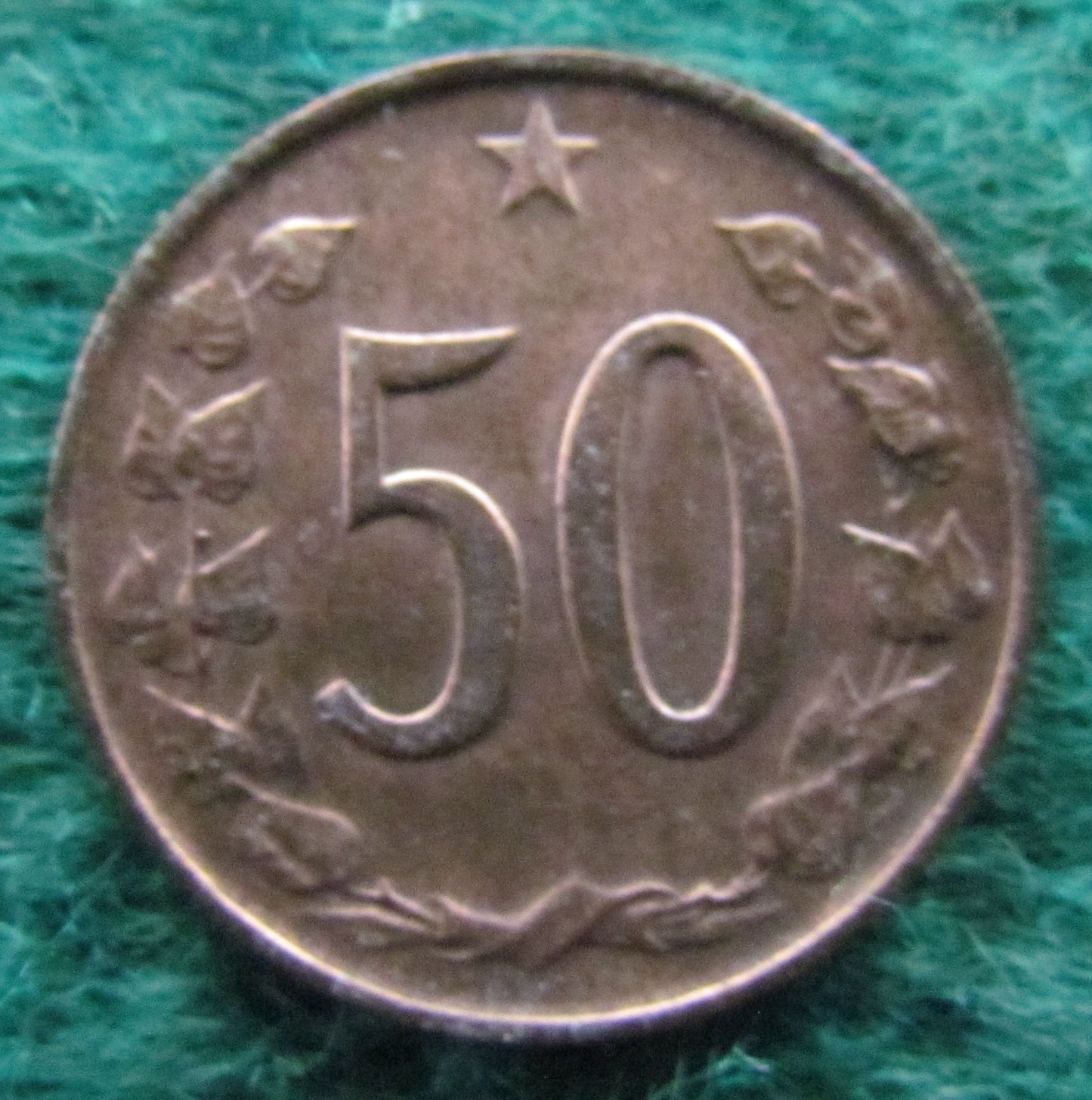 Ceska Czech Republic 1965 50 Haleru Coin - Circulated