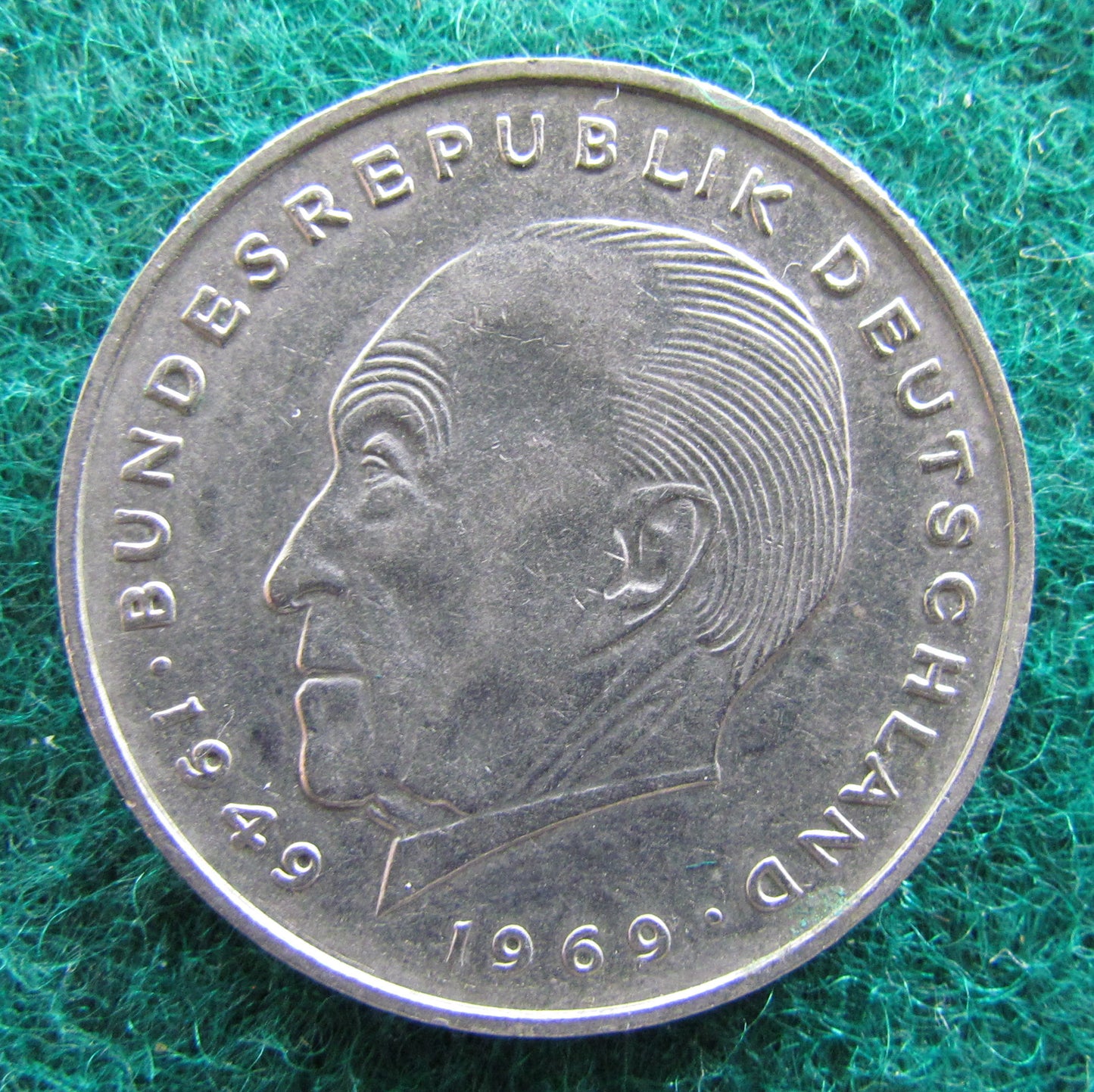 Germany 1974 2 Deutsche Mark Coin - Circulated