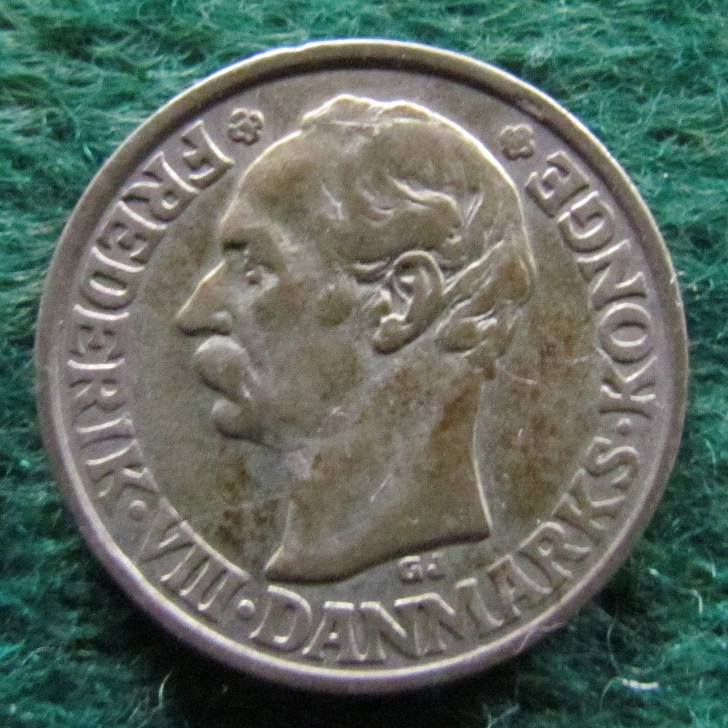 Denmark 1907 25 Ore Coin - Circulated