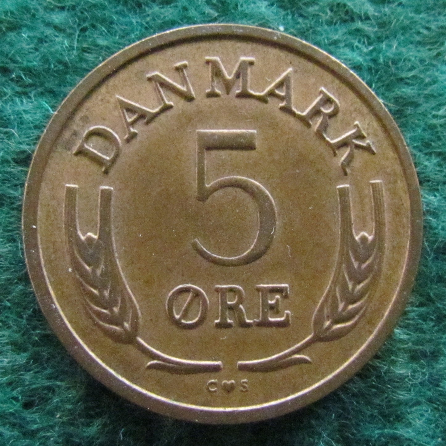 Denmark 1968 5 Ore Coin - Circulated