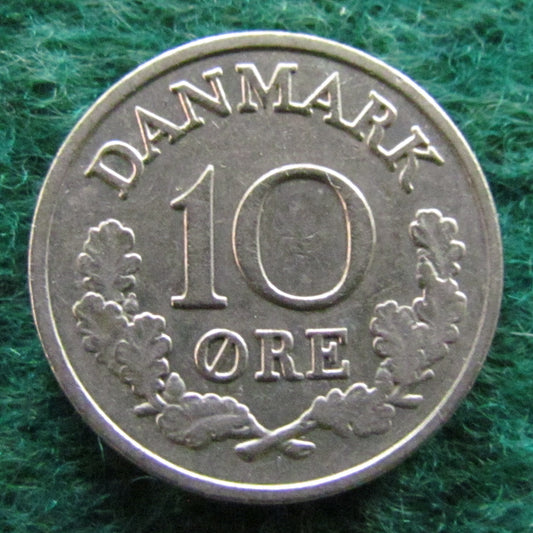 Denmark 1969 10 Ore Coin - Circulated