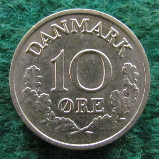 Denmark 1972 10 Ore Coin - Circulated