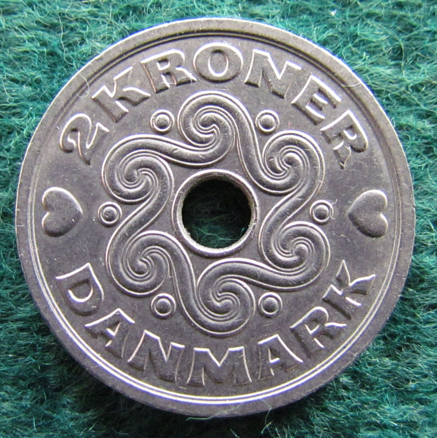 Denmark 1992 2 Kroner Coin