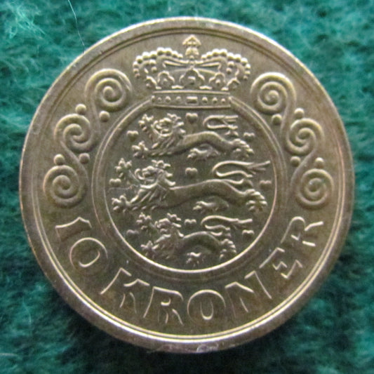 Denmark 1994 10 Kroner Coin Queen Margrethe II