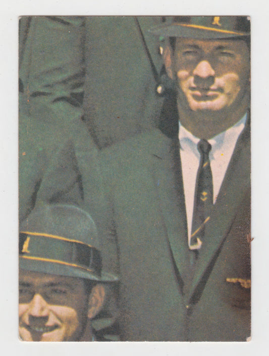 Scanlens 1968 A Grade NRL Football Card #17 - Dick Thornett - Parramatta