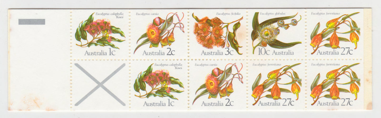Australian 1982 Eucalyptus Stamp Booklet $1