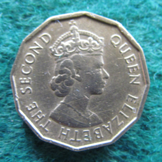 Fiji 1956 Three Pence Queen Elizabeth II Coin