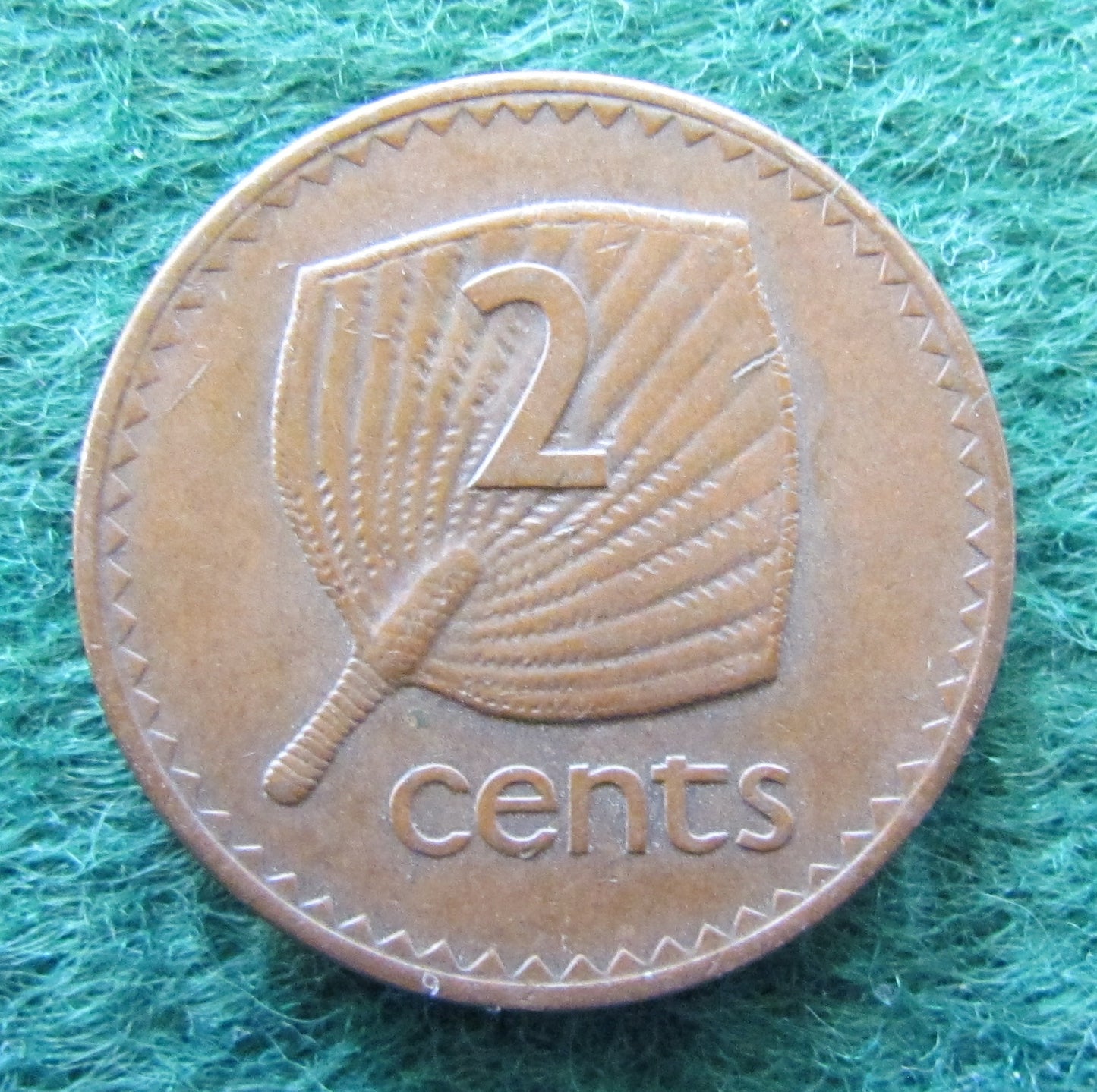 Fiji 1973 2 Cent Queen Elizabeth Coin - Circulated