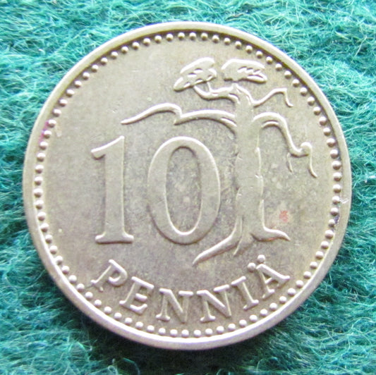 Suomen Tasavalta Finland 1963 10 Pennia Coin - Circulated
