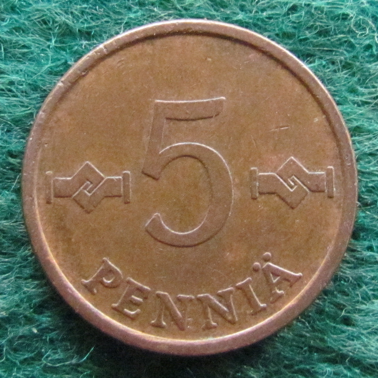 Suomen Tasavalta Finland 1972 5 Pennia Coin - Circulated