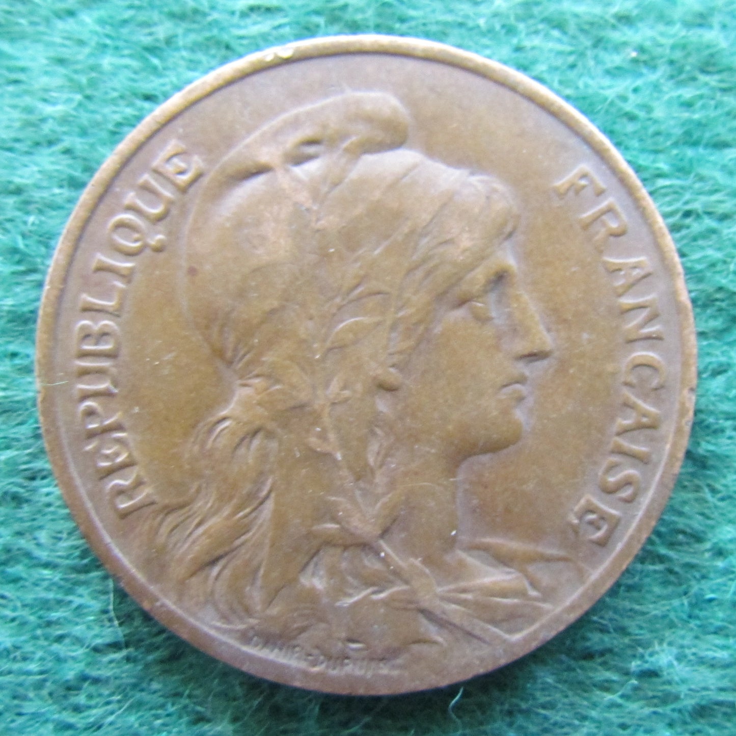 French 1903 Ten Centimes Coin