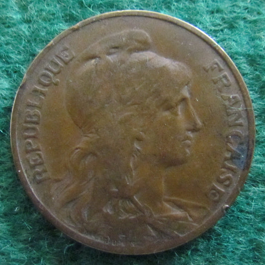 French 1914 10 Centimes Coin