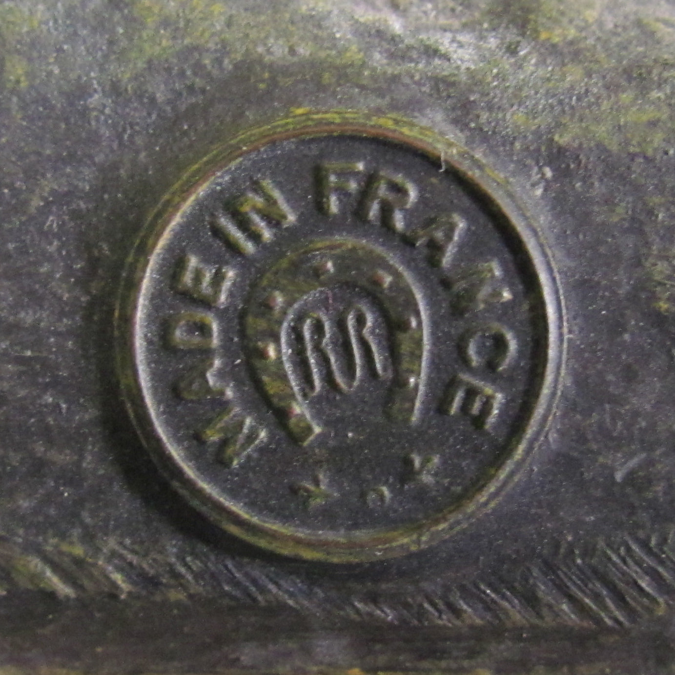 French Cherub Spelter & Marble Table Lamp Early 1900's