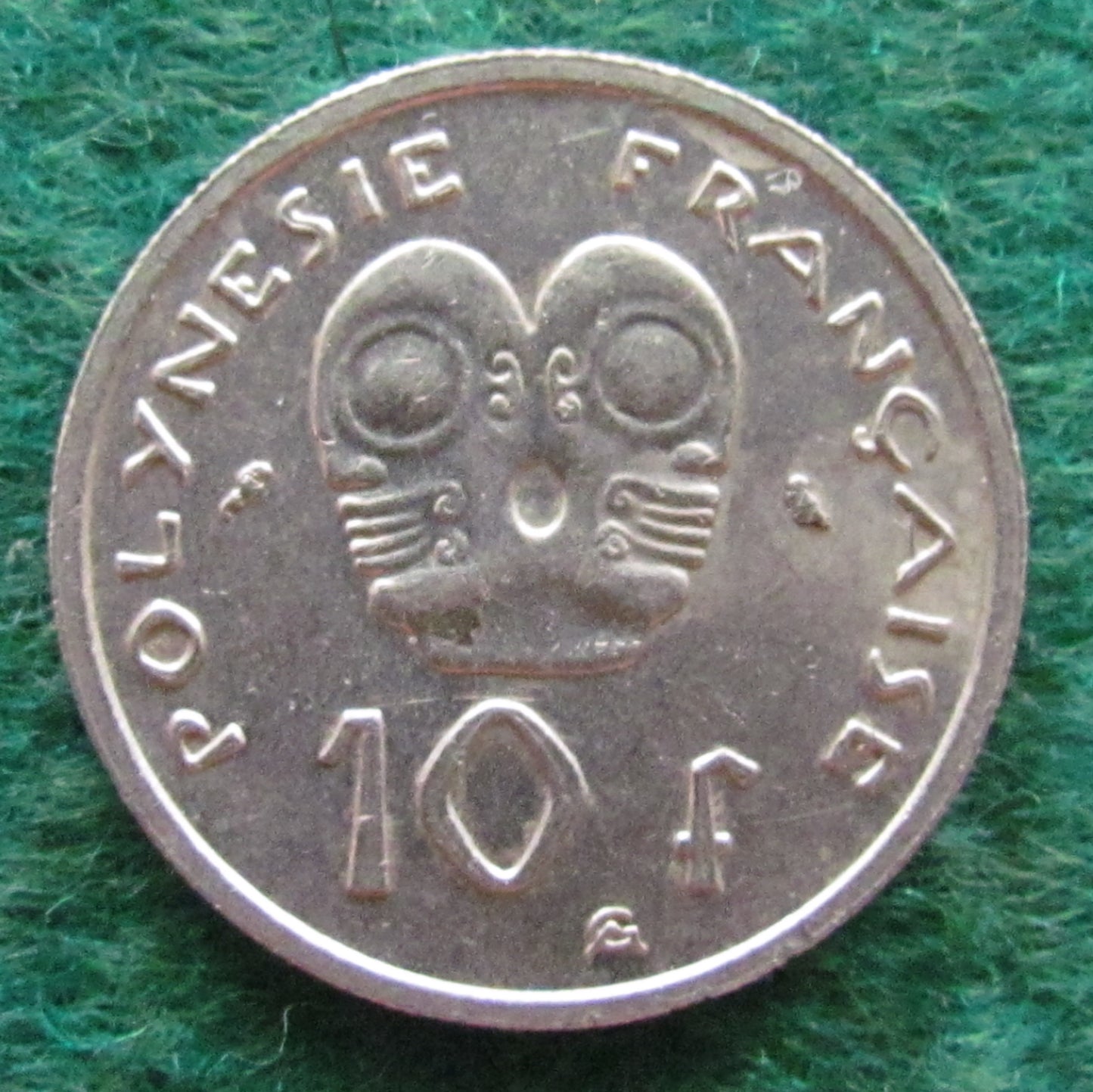 French Polynesie 1967 10 Franc Coin