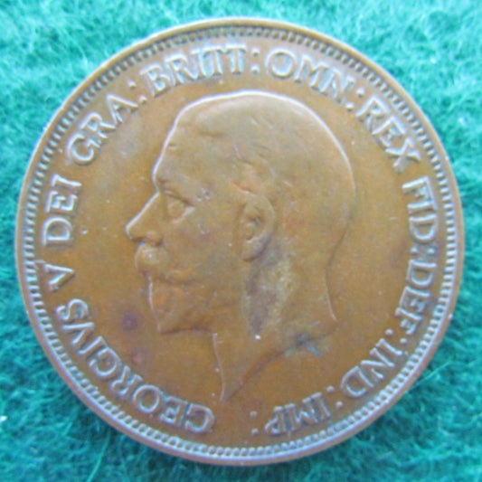 GB British UK English 1936 Penny King George V Coin