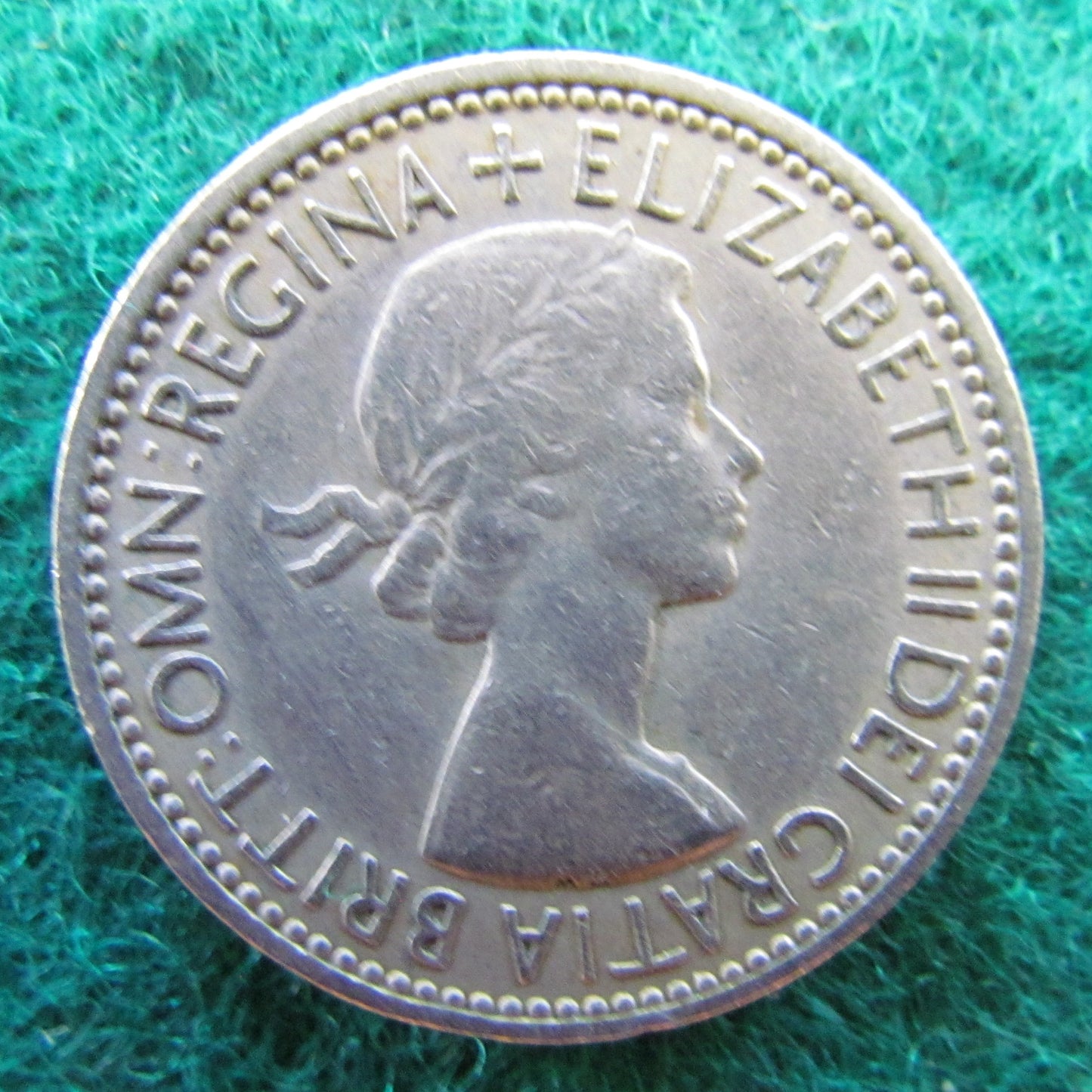 GB British UK English 1953 1 One Shilling Queen Elizabeth Coin