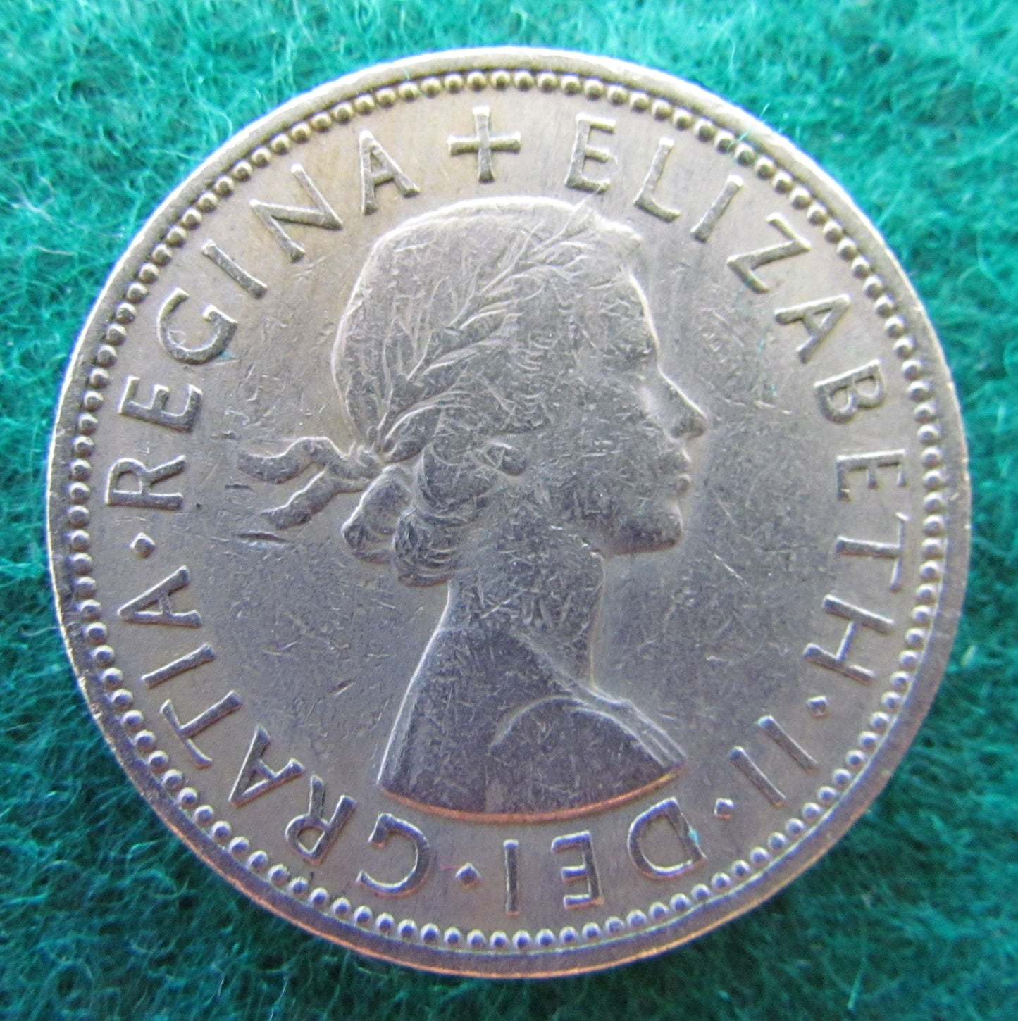 GB British UK English 1965 2 Shilling Queen Elizabeth Coin