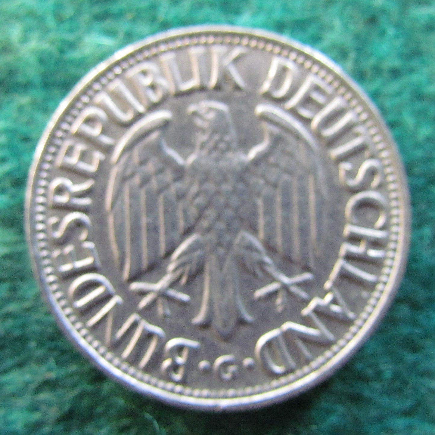 Germany 1961 G 1 Deutsche Mark Coin - Circulated
