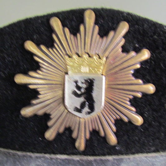 West German Woolen Police Beret Dated 1989
