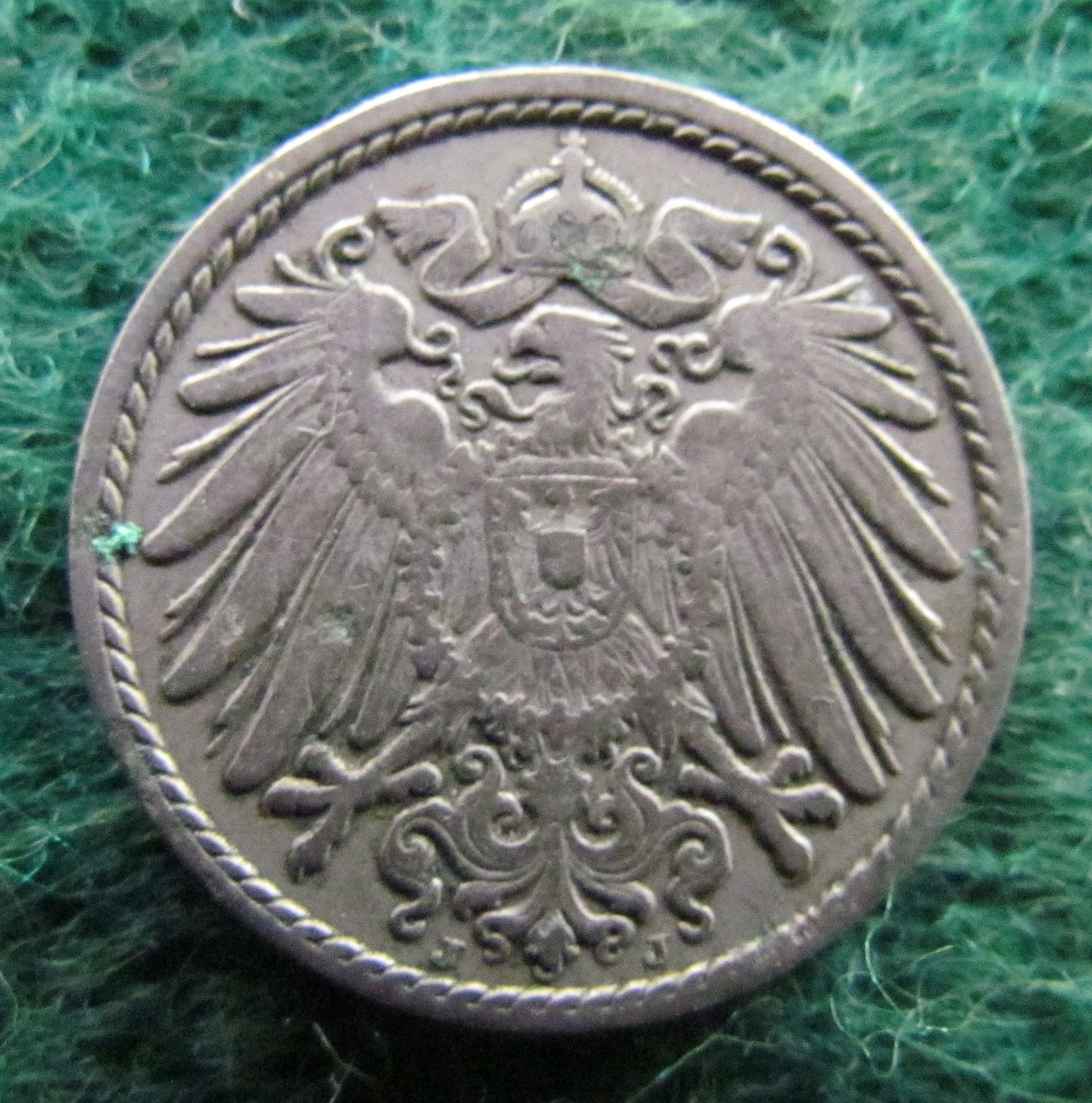 Germany 1903 J Hamburg 5 Pfennig Coin Kaiser Wilhelm II - Circulated