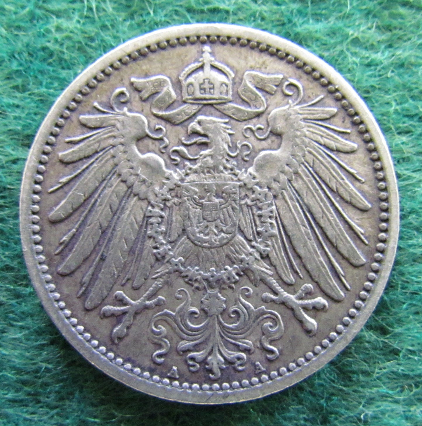 Germany 1906 A 1 Deutsche Mark Coin - Circulated