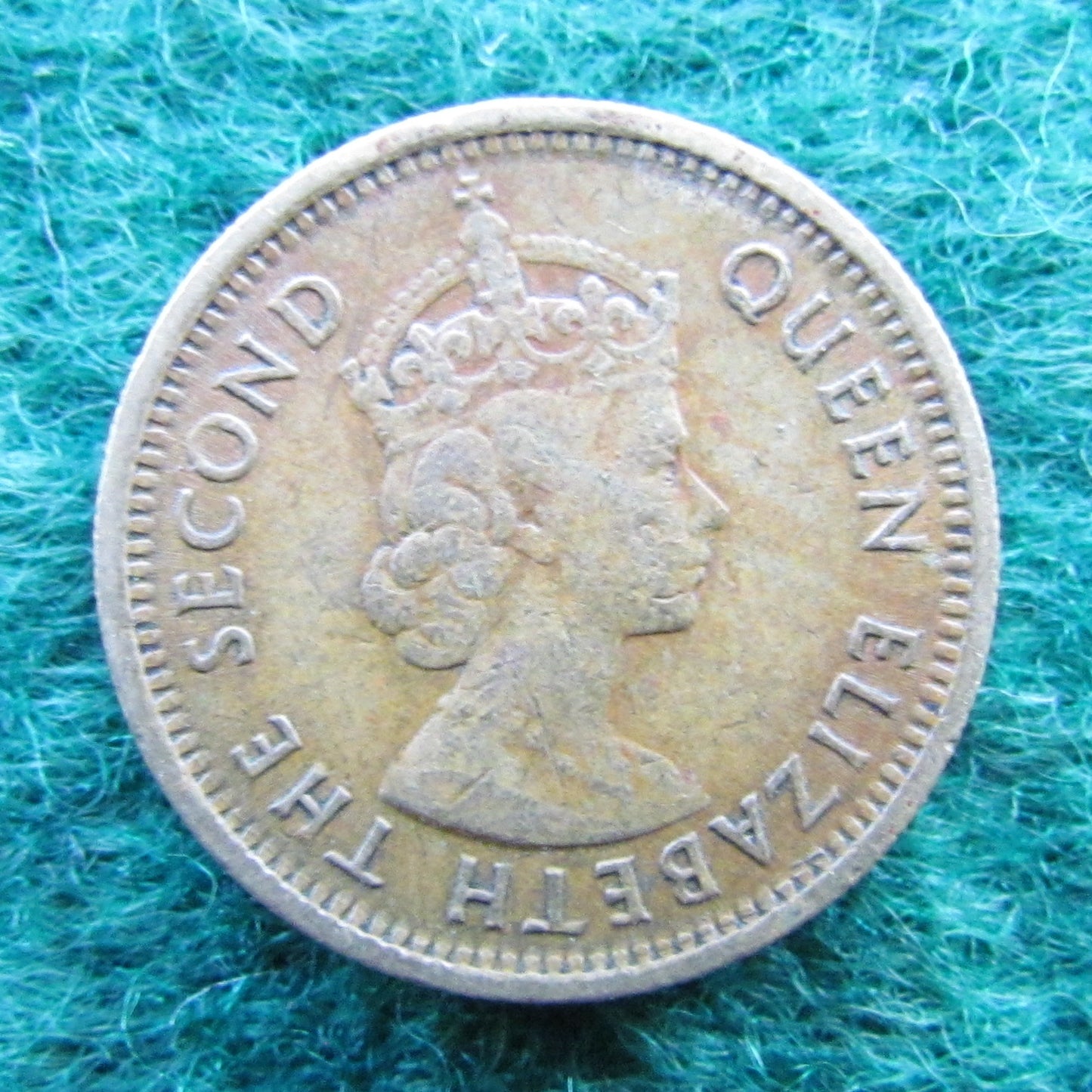 Hong Kong 1965 5 Cent Queen Elizabeth II Coin - Circulated