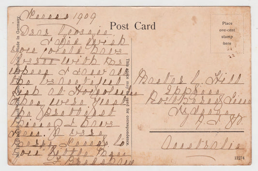 Postcard Hawaiin Fishes 1909