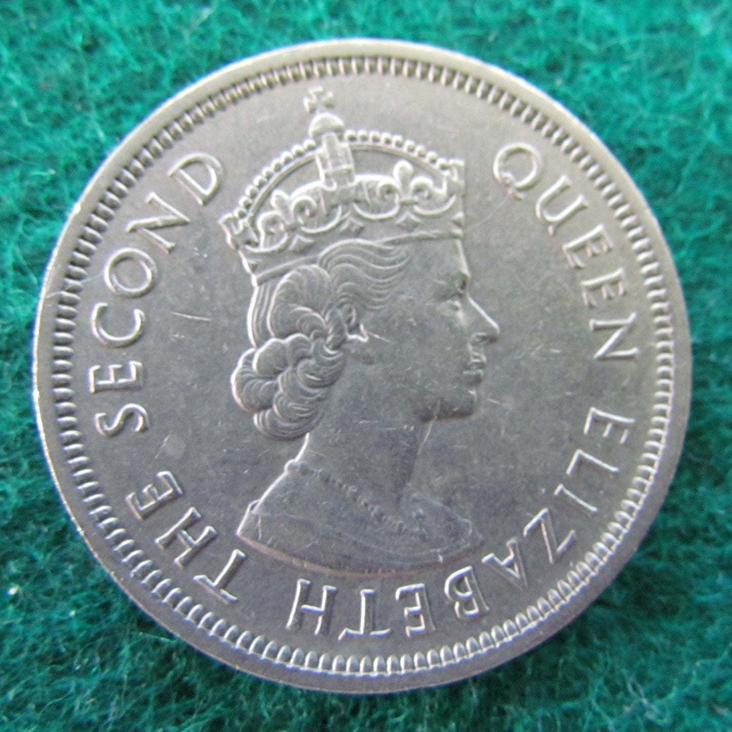 Hong Kong 1960 1 One Dollar Coin