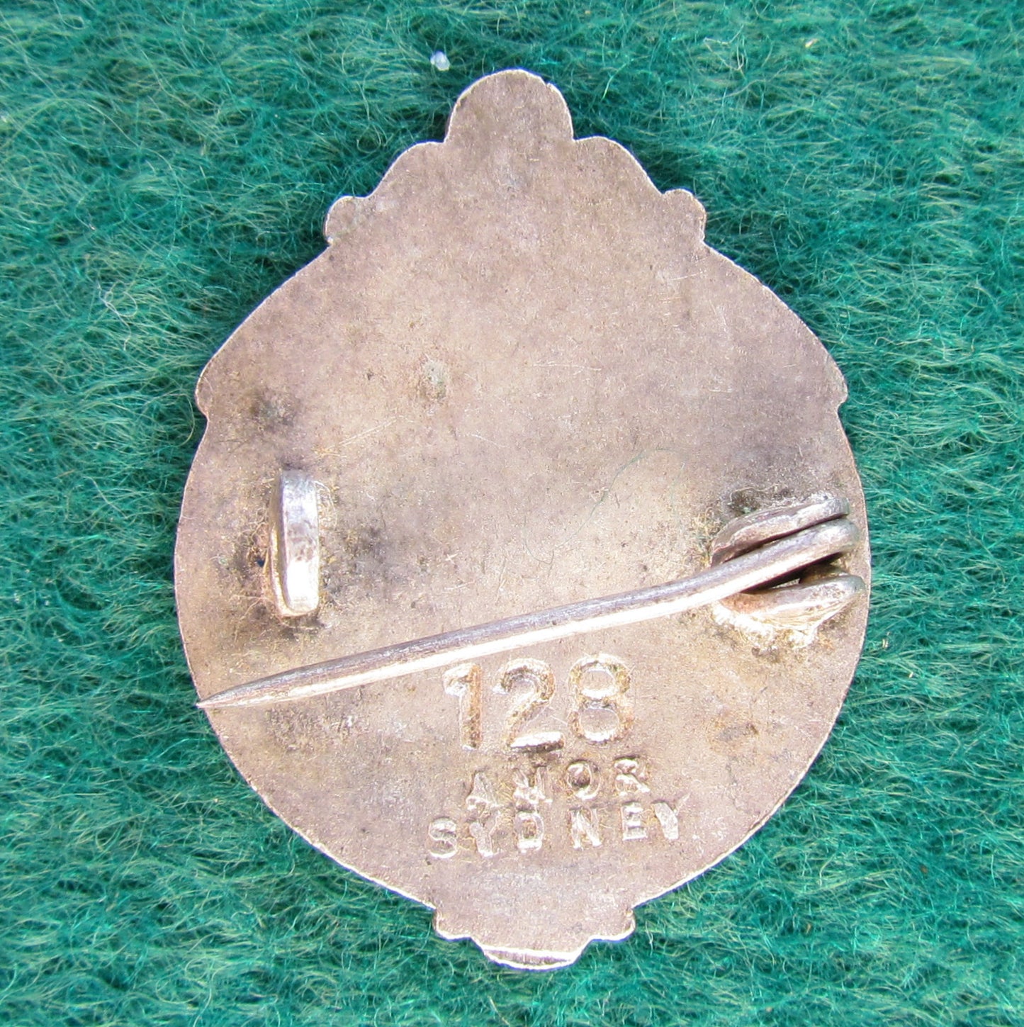 Howard Auto-Cultivators Lapel Badge Red Enamel