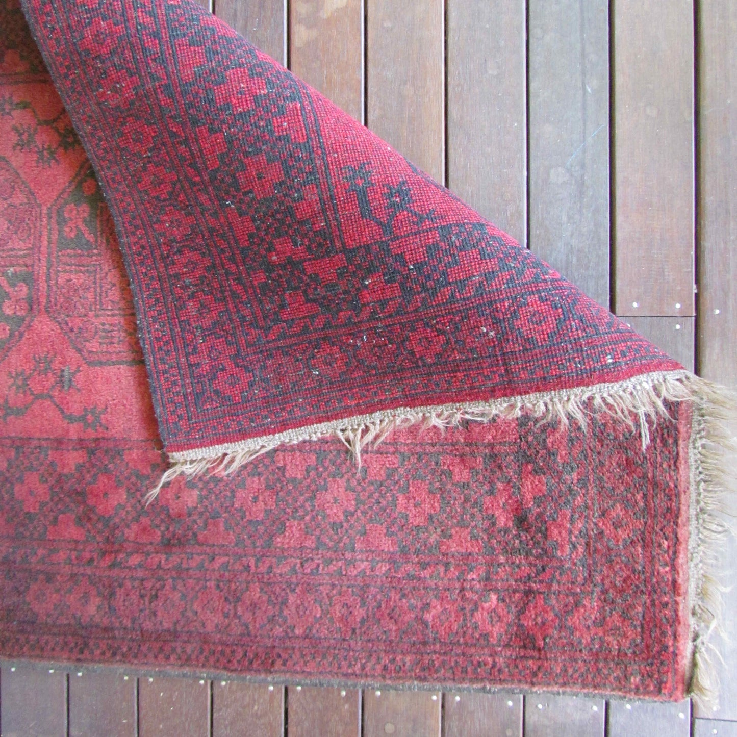 Vintage Persian Turkish Afghan Tribal Rug c.1940