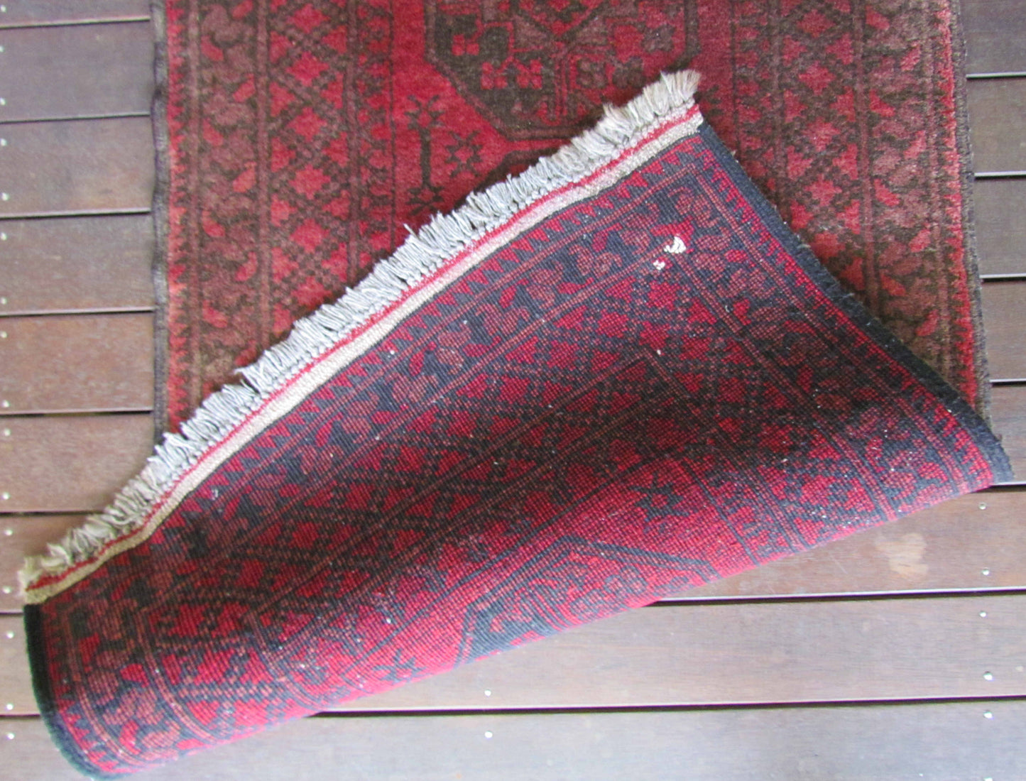 Vintage Persian Turkish Afghan Tribal Rug c.1940