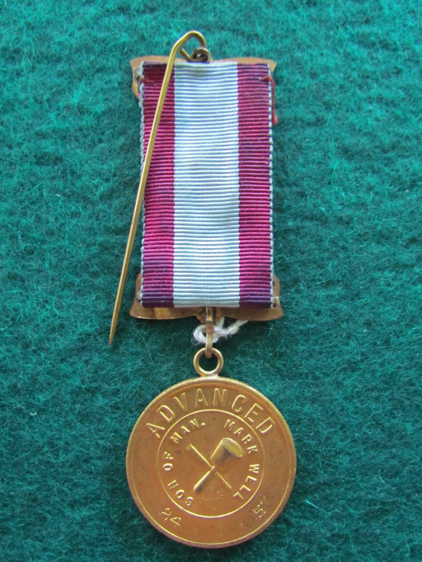 Masons Mark Breast Jewel Dated 24-01-1957