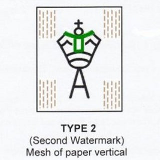 Australian 1923 1/2 Penny Orange KGV King George V Stamp - Type 2 Second Watermark