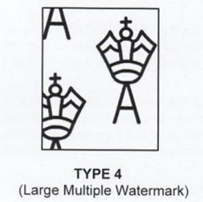 Australian 1 Penny Red King George V Stamp - Type 4 Large Multiple Watermark