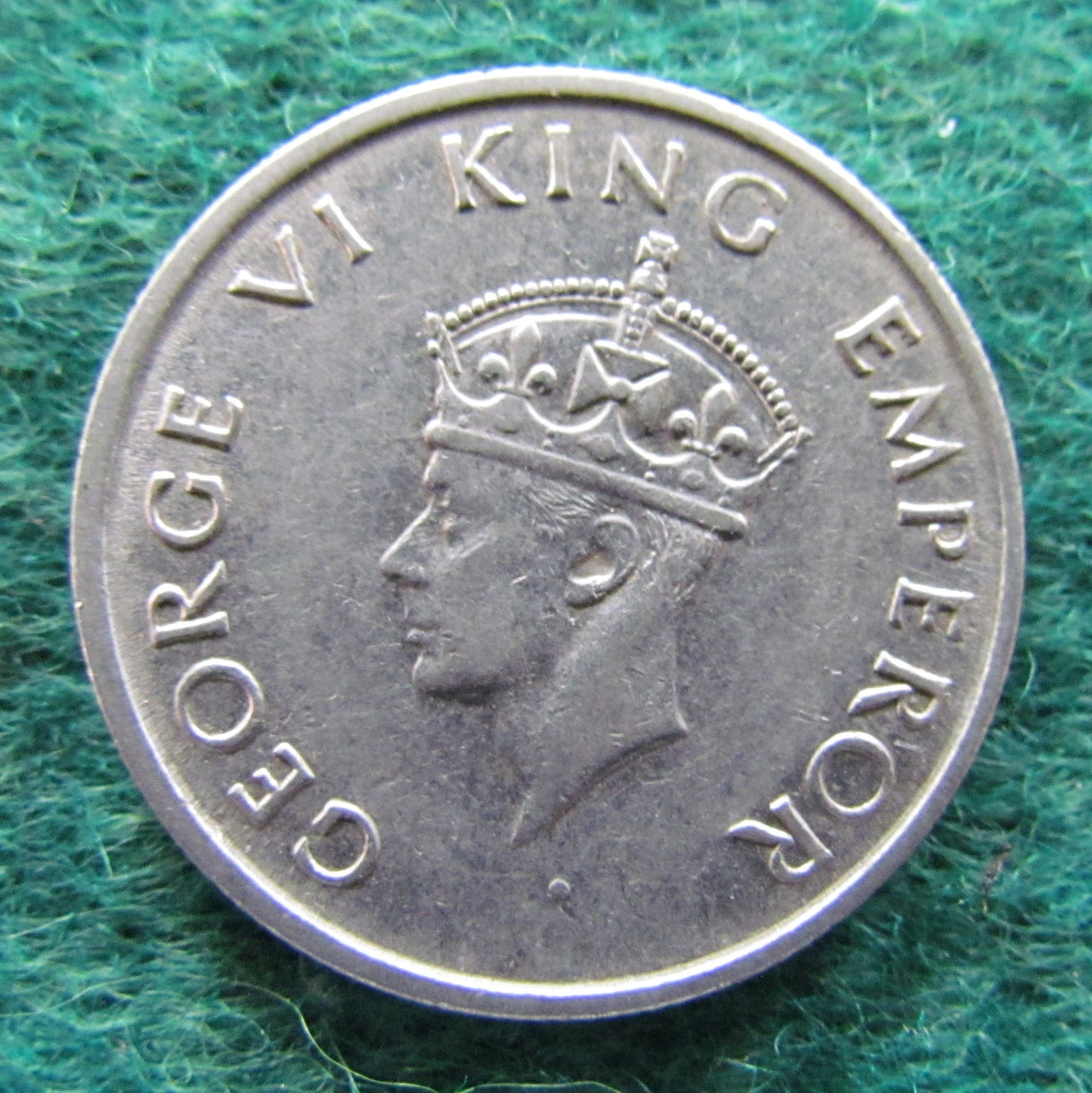 India 1947 Half Rupee Coin